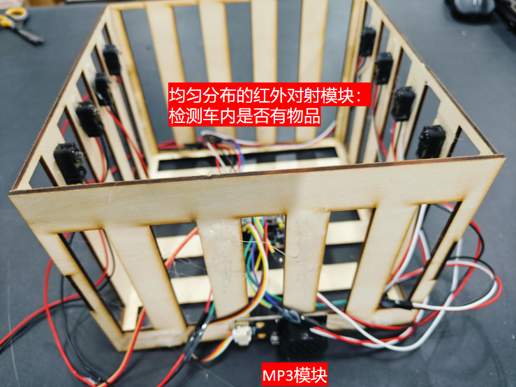 共享单车车斗物品防落检测与防垃圾系统